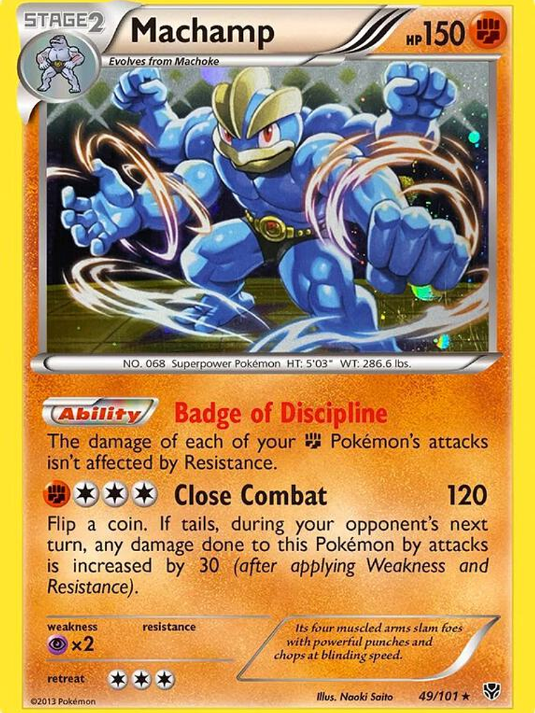 Machamp - 49/101 (Cosmos Holo) #049 1