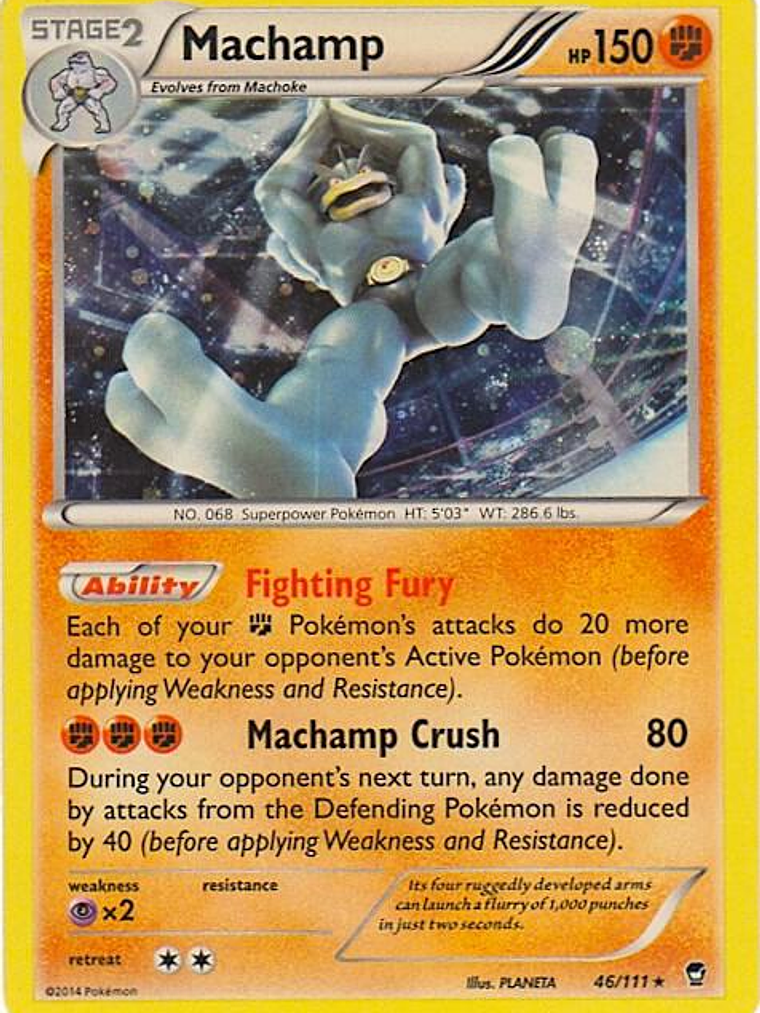 Machamp - 46/111 (Cosmos Holo) #046 1