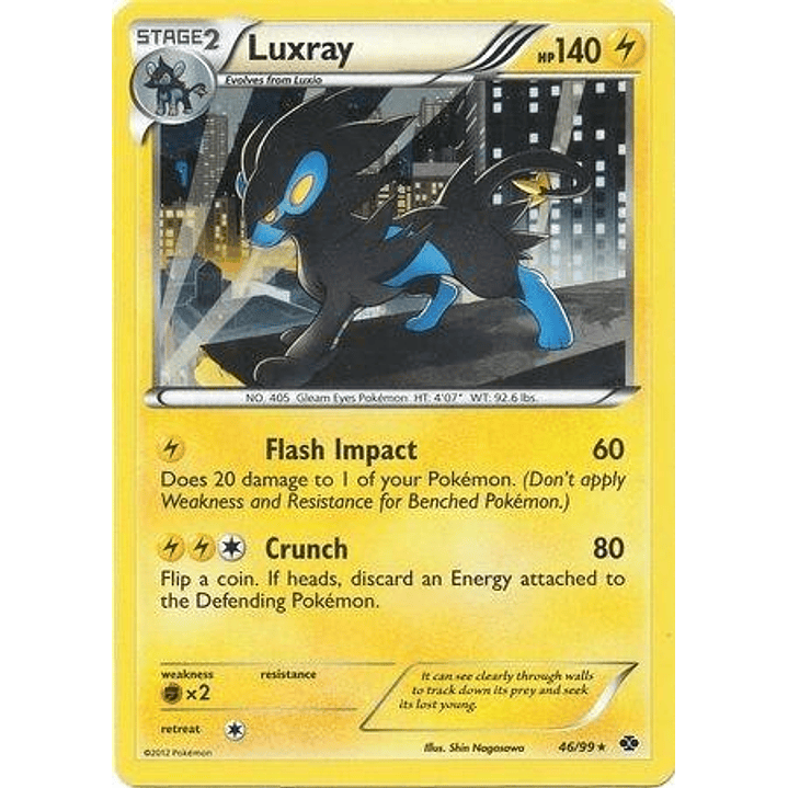 Luxray - 46/99 (Cosmos Holo) #046 1