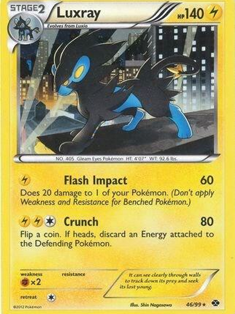 Luxray - 46/99 (Cosmos Holo) #046 1