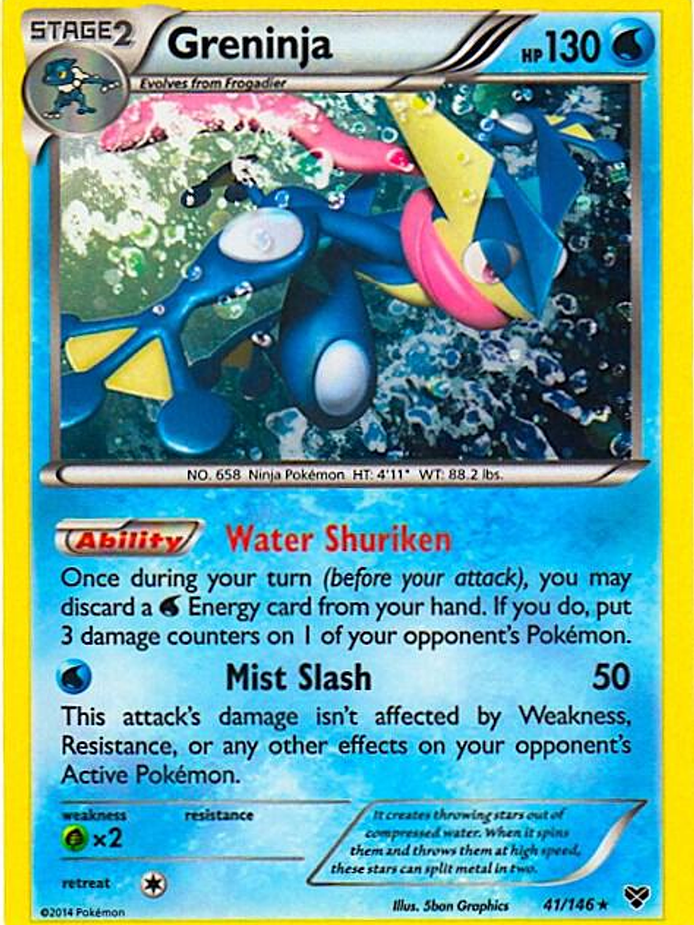 Greninja - 41/146 (Cosmos Holo) #041 1