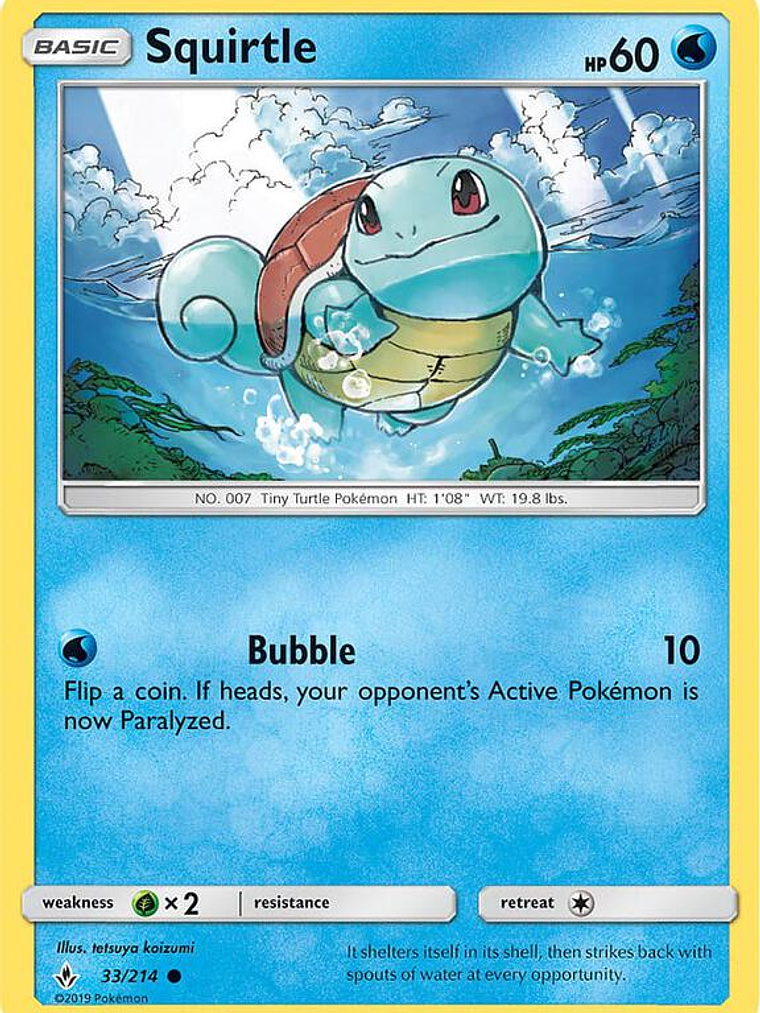 Squirtle - 33/214 (Premium Collection Promo) #033 1