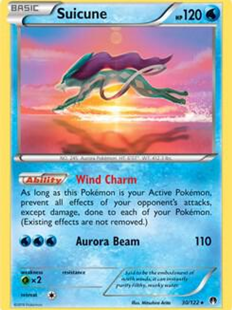 Suicune - 30/122 (Cosmos Holo) #030 1