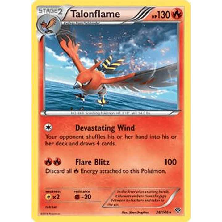 Talonflame - 28/146 (Cosmos Holo) #028 1