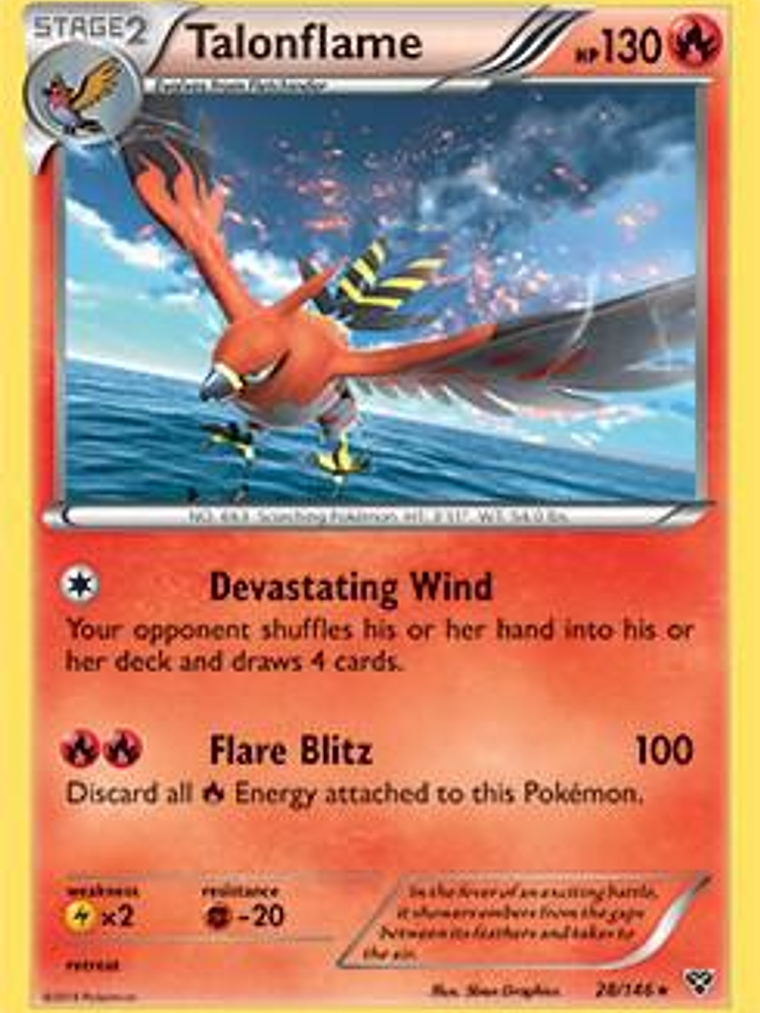 Talonflame - 28/146 (Cosmos Holo) #028 1
