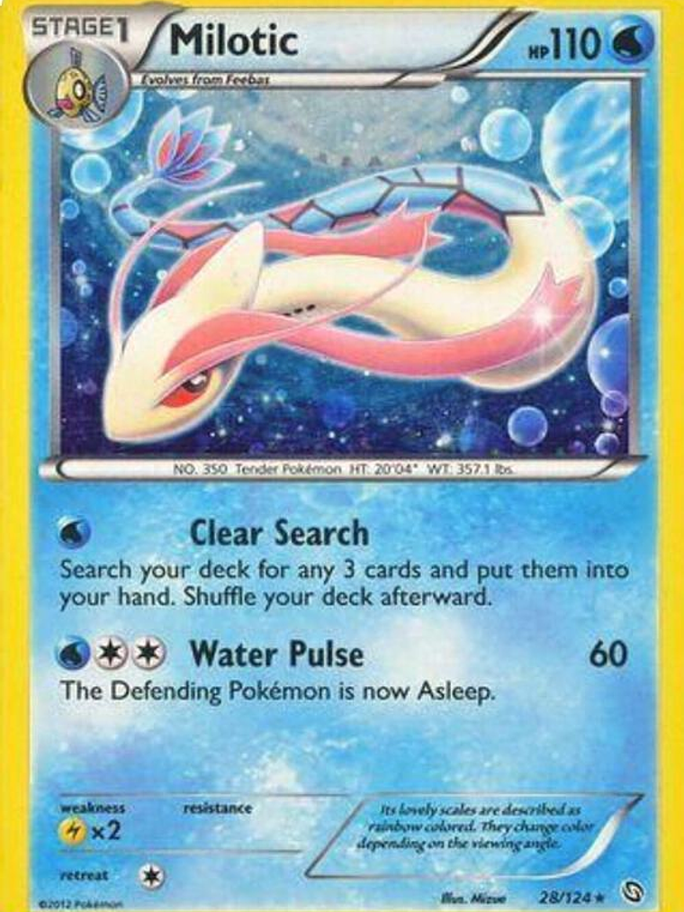 Milotic - 28/124 (Cosmos Holo) #028 1