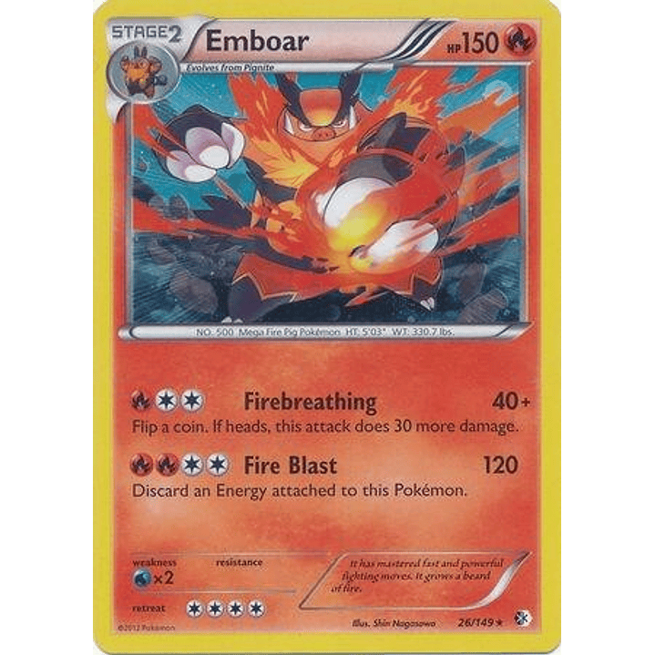 Emboar - 26/149 (Cosmos Holo) #026 1