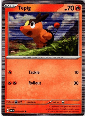 Tepig (Holo) #011