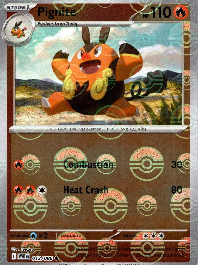 Pignite (Poke Ball Pattern) #012 1