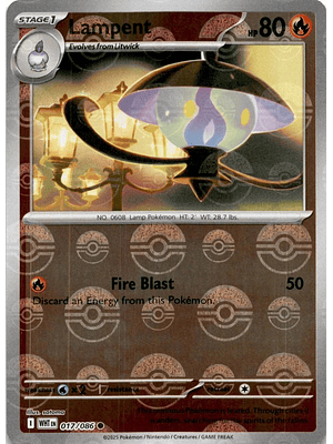 Lampent (Poke Ball Pattern) #017