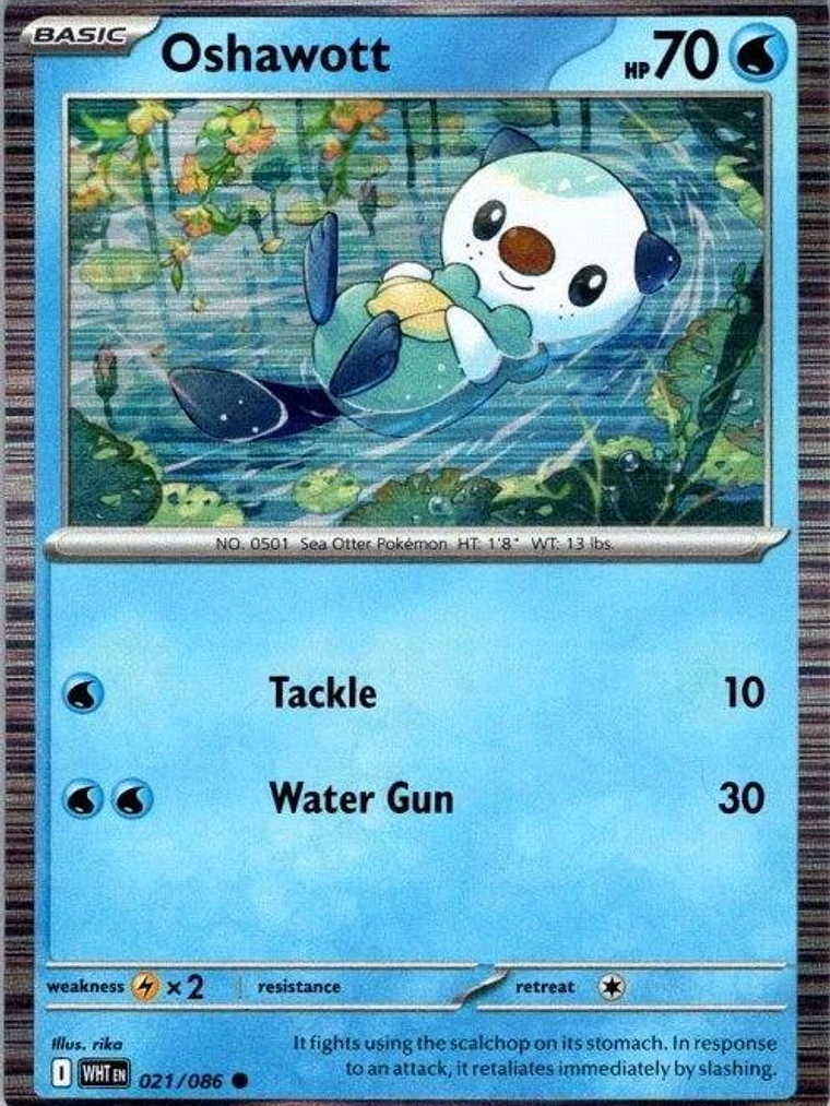 Oshawott (Holo) #021 1