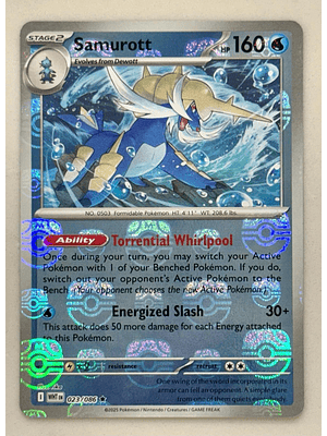 Samurott (Master Ball Pattern) #023