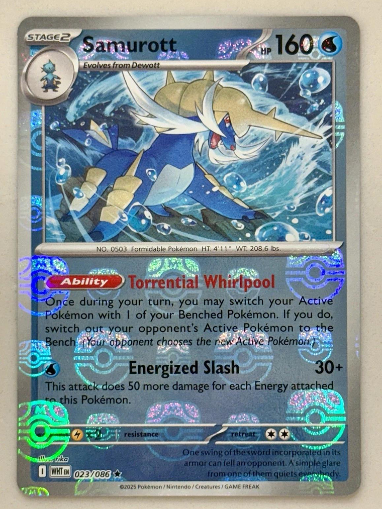 Samurott (Master Ball Pattern) #023 1