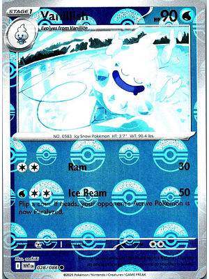 Vanillish (Poke Ball Pattern) #028