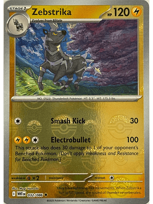 Zebstrika (Poke Ball Pattern) #032