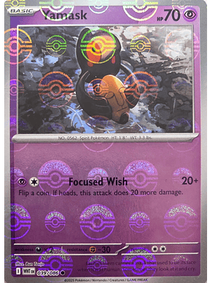 Yamask (Poke Ball Pattern) #039