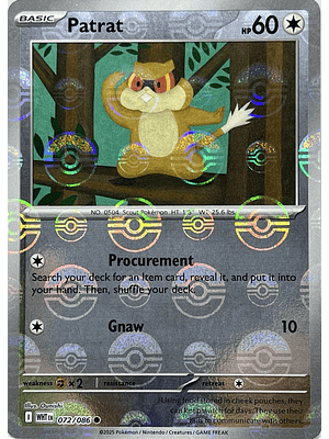 Patrat (Poke Ball Pattern) #072