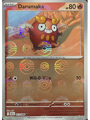 Darumaka (Poke Ball Pattern) #013