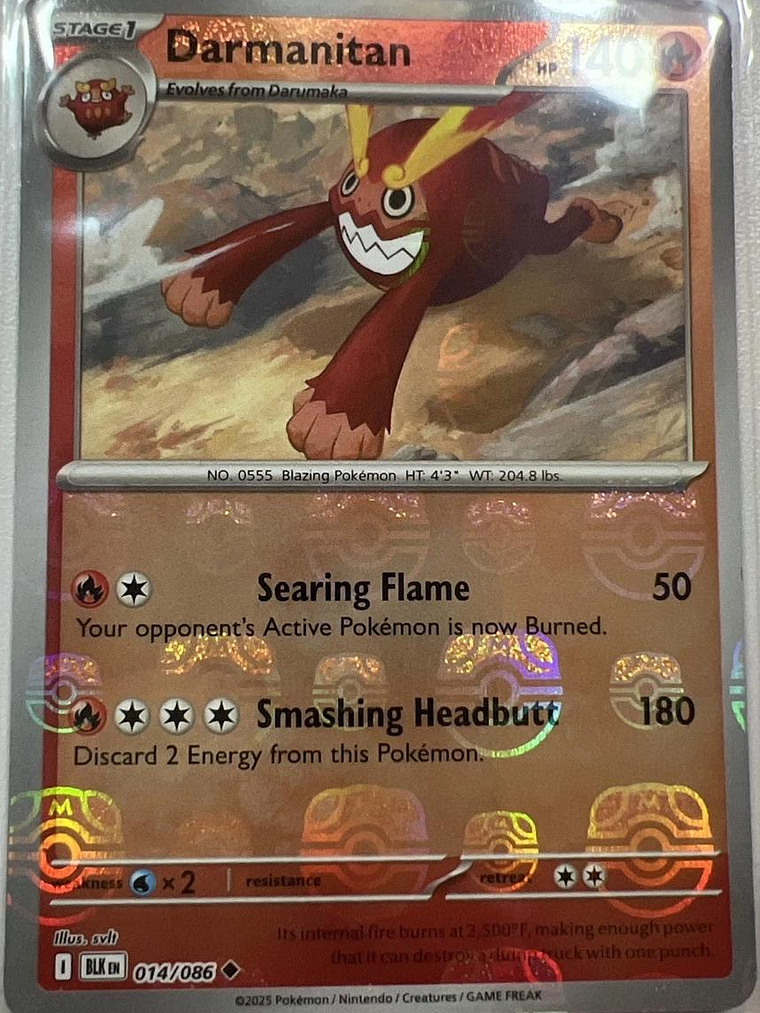Darmanitan (Master Ball Pattern) #014 1