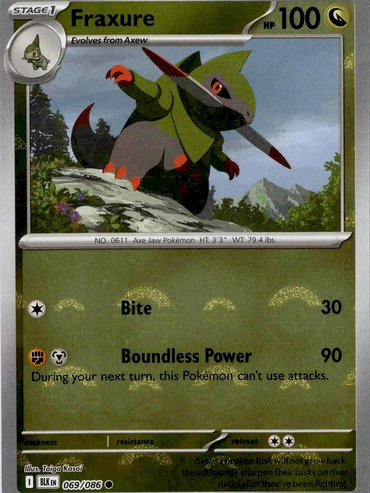 Fraxure (Poke Ball Pattern) #069 1