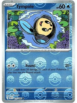 Tympole (Poke Ball Pattern) #019