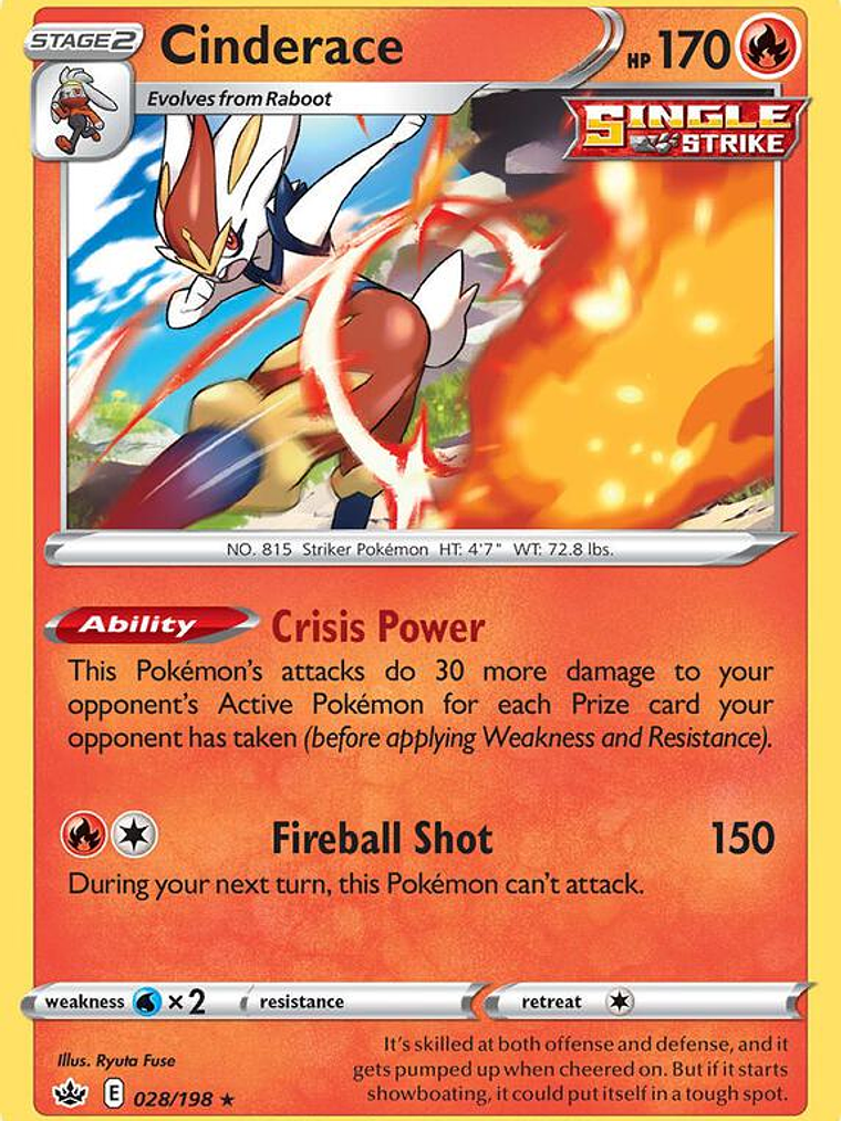 Cinderace - 028/198 #028 1