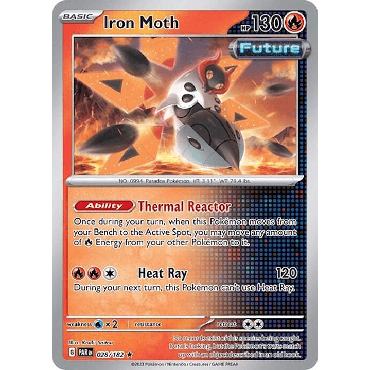 Iron Moth - 028/182 (Non-Holo) #028 1