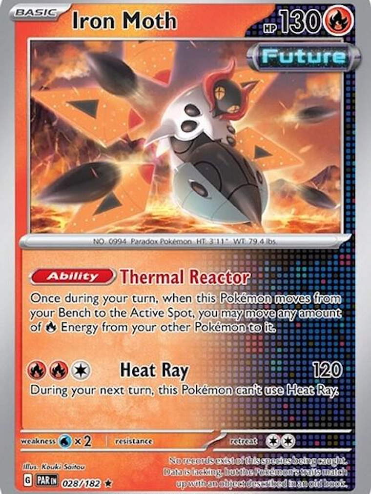 Iron Moth - 028/182 (Non-Holo) #028 1