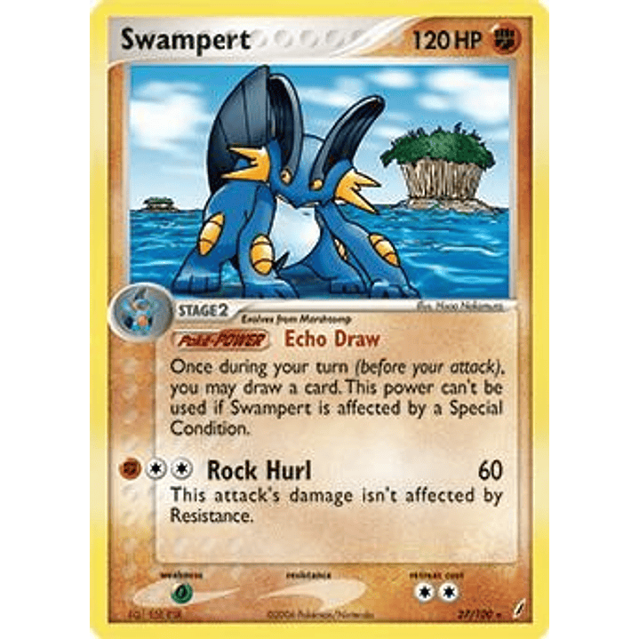Swampert - 27/100 (EX Crystal Guardians) #027 1