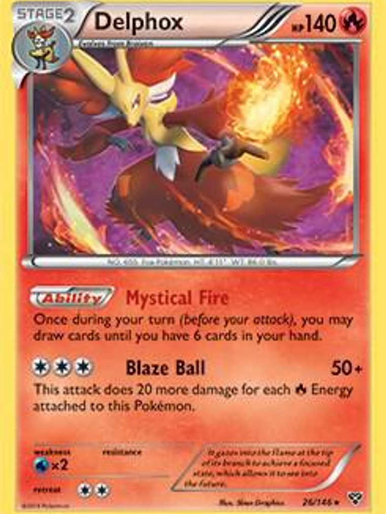 Delphox - 26/146 (XY Base Set) #026 1