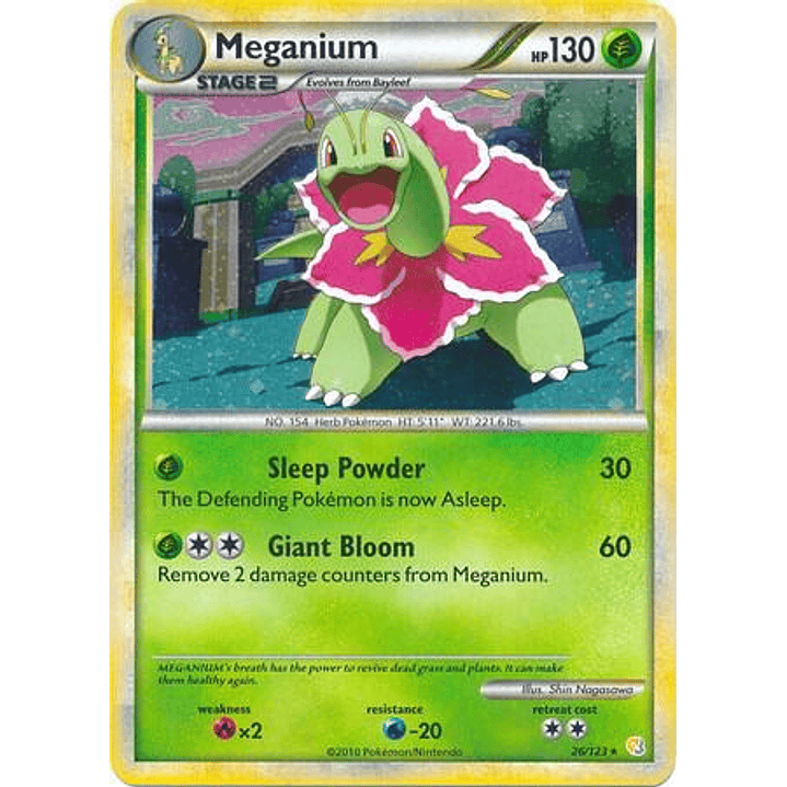 Meganium - 26/123 (Cosmos Holo) #026 1