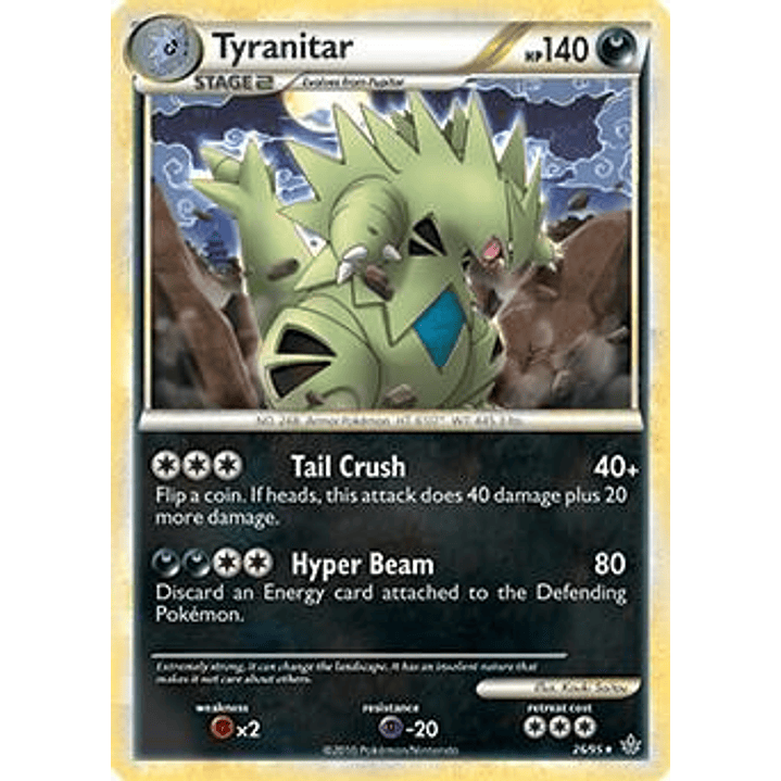 Tyranitar - 26/95 (HGSS Unleashed) #026 1