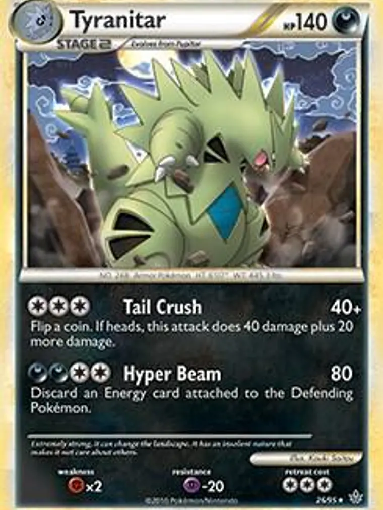 Tyranitar - 26/95 (HGSS Unleashed) #026 1