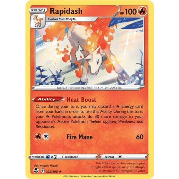 Rapidash - 022/195 #022 1