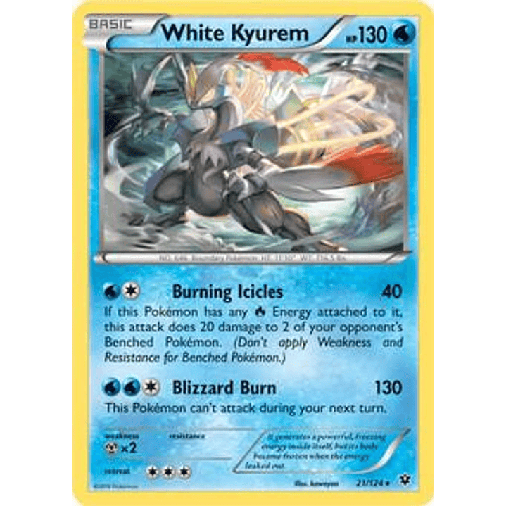 White Kyurem - 21/124 (XY Fates Collide) #021 1