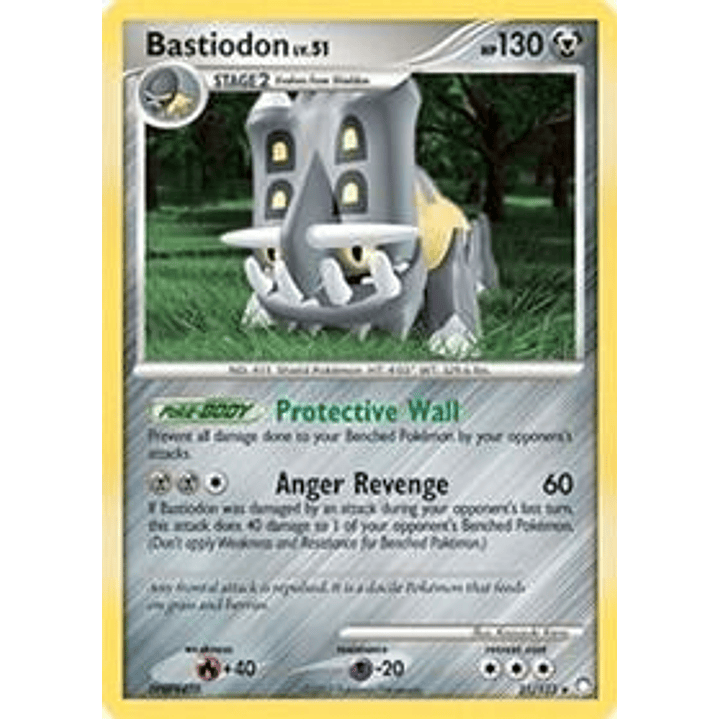 Bastiodon - 21/123 (DP Mysterious Treasures) #021 1