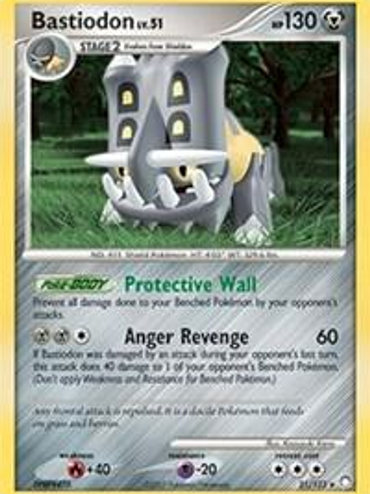 Bastiodon - 21/123 (DP Mysterious Treasures) #021 1
