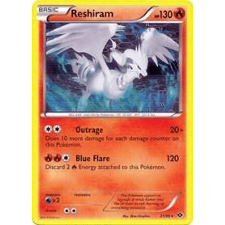 Reshiram - 21/99 (Next Destinies) #021 1