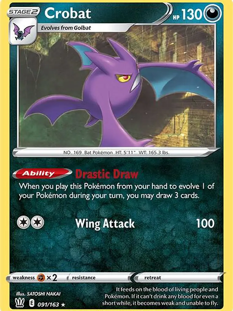 Crobat - 091/163 #091 1