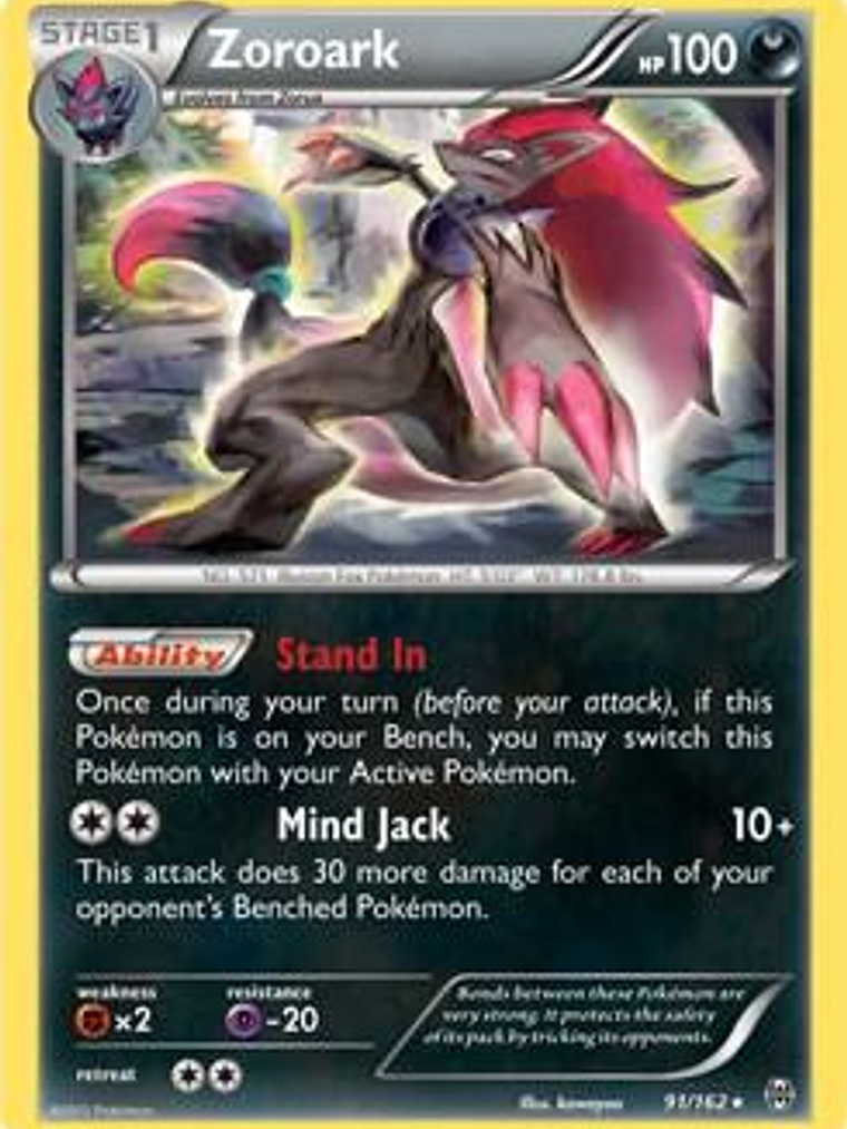 Zoroark - 91/162 (XY BREAKthrough) #091 1