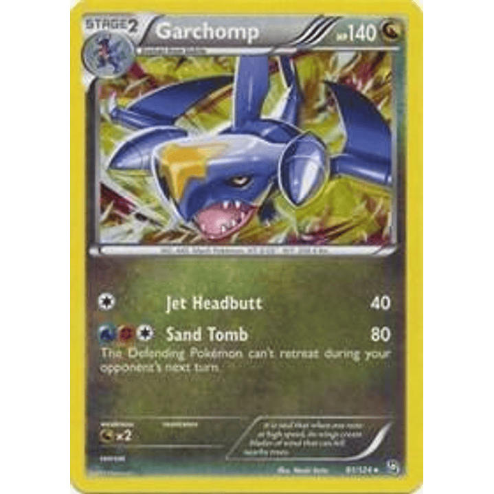 Garchomp - 91/124 (Cracked Ice Holo) #091 1