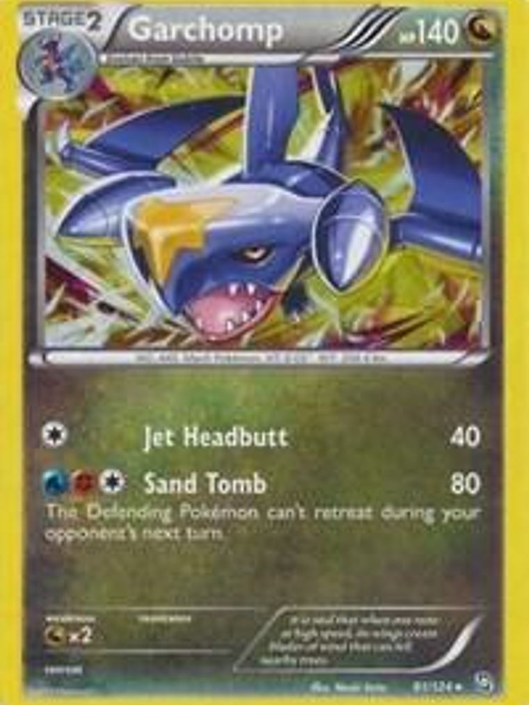 Garchomp - 91/124 (Cracked Ice Holo) #091 1