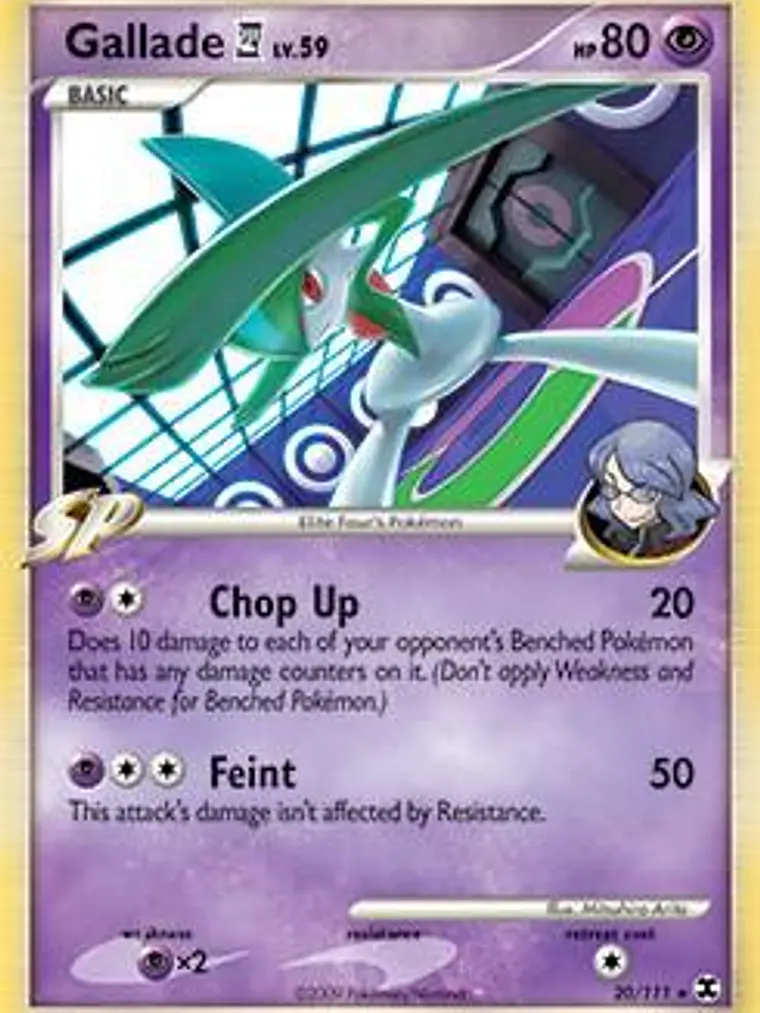 Gallade E4 - 20/111 (DPPt Rising Rivals) #020 1