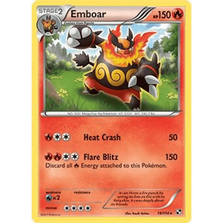 Emboar - 19/114 #019 1