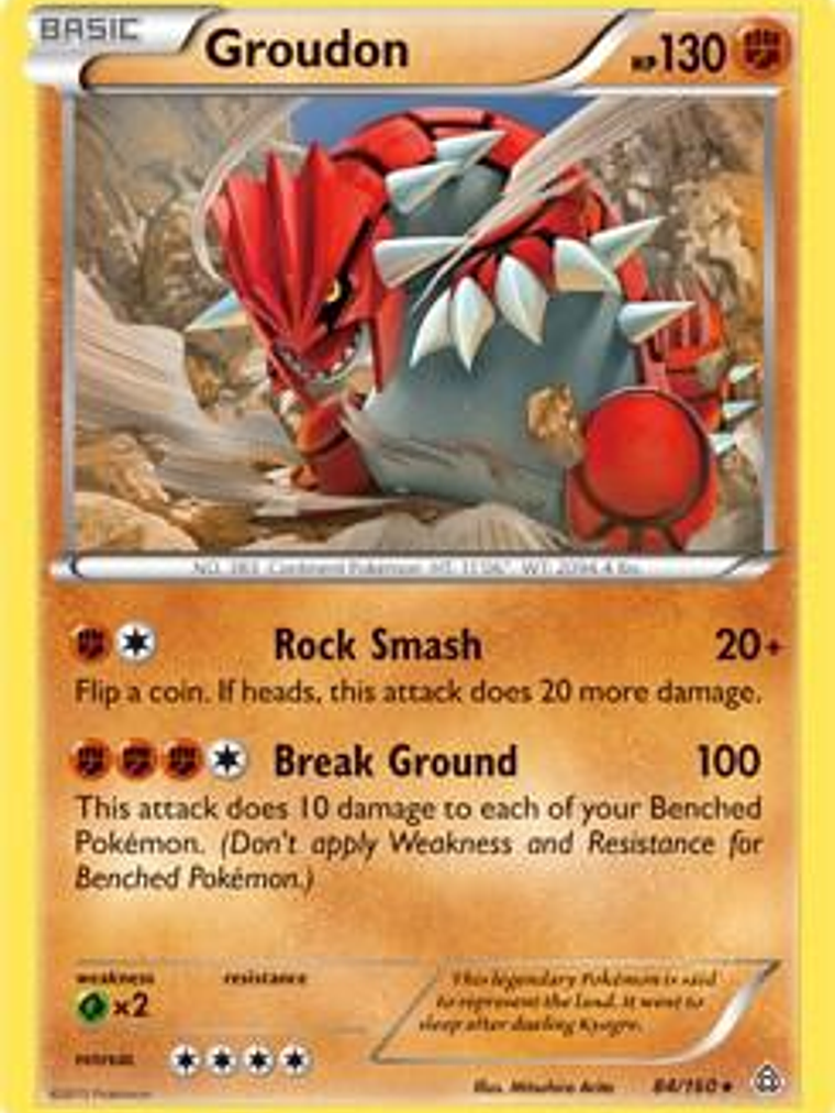 Groudon - 84/160 (XY Primal Clash) #084 1