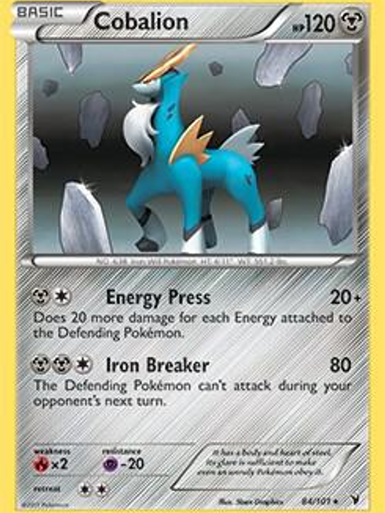 Cobalion - 84/101 (Battle Arena Deck Exclusive) #084 1