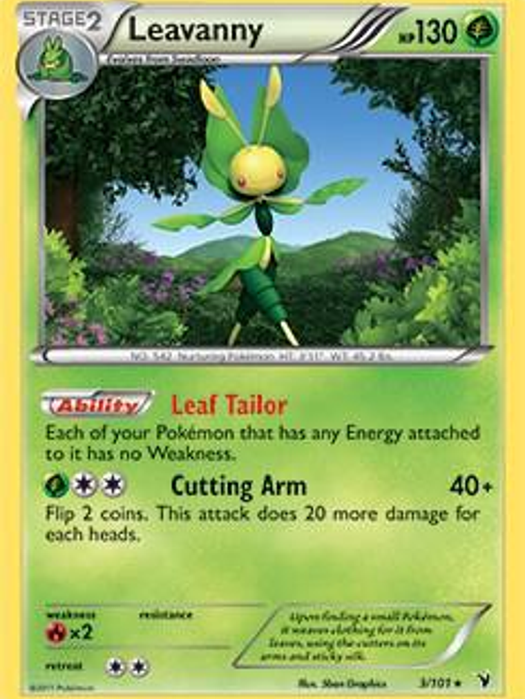 Leavanny - 3/101 (BW Noble Victories) #003 1