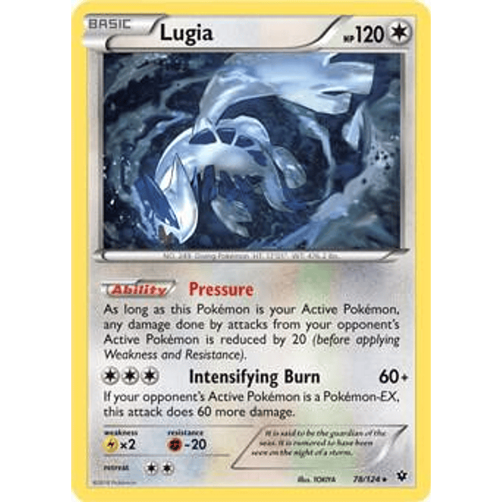 Lugia - 78/124 (XY Fates Collide) #078 1