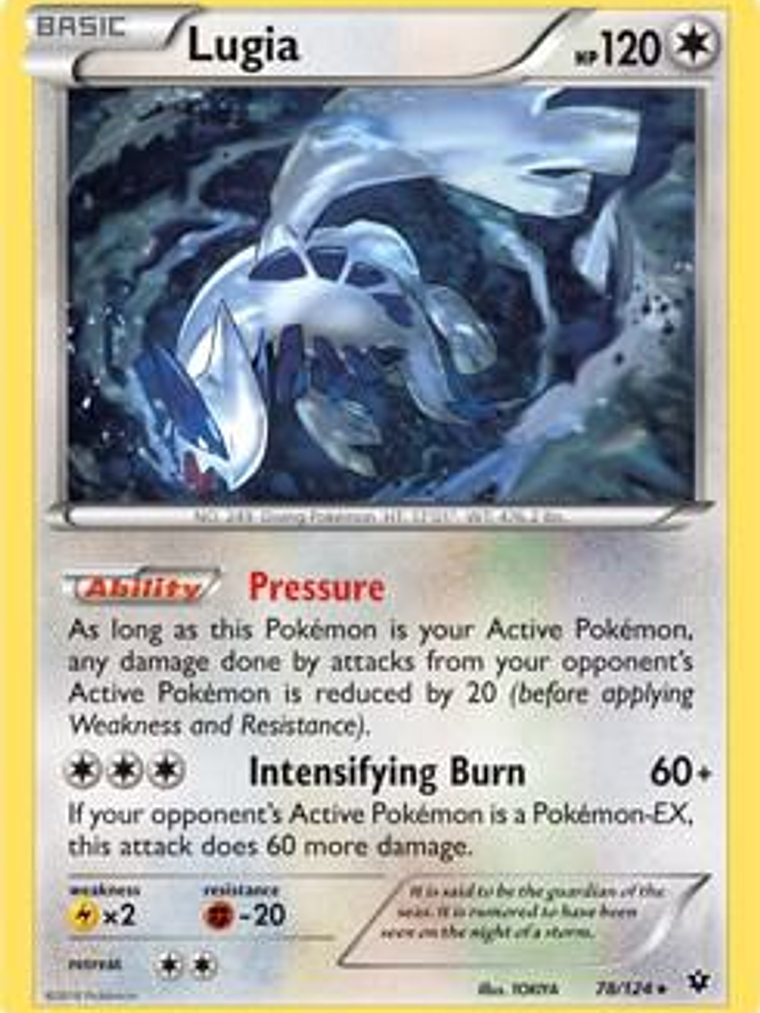 Lugia - 78/124 (XY Fates Collide) #078 1