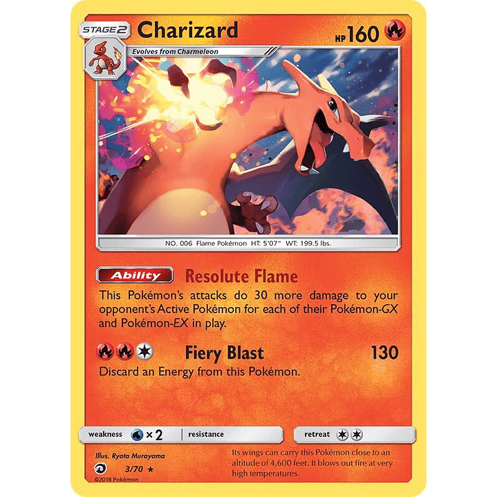 Charizard - 3/70 (Let's Play, Eevee!) #003 1